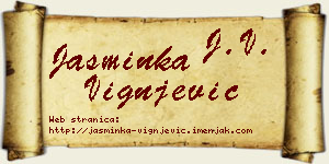 Jasminka Vignjević vizit kartica